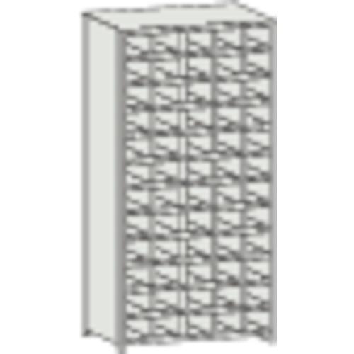 ชั้นวางแบบแยกส่วน TRUSCO KB พร้อมตัวกั้นน้ำหก 889X264XH1802 5 แถว 12 ขั้น