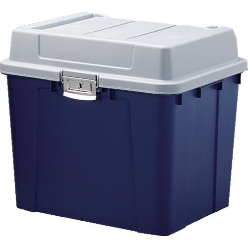IRIS 201782 ที่เก็บสินค้าอเนกประสงค์กลางแจ้งแบบหัวเข็มขัดปิดผนึก 548 x 470 x 498 สีน้ำเงิน