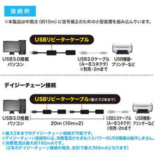 画像をギャラリービューアに読み込む, ＳＡＮＷＡ　ＵＳＢ３．０アクティブリピーターケーブル１０ｍ
