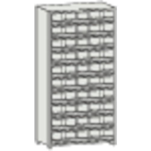 ชั้นวางแบบแบ่งช่อง TRUSCO KC-M หน้าสัมผัส 875 x 250 x H1800 5 แถว 10 ขั้น