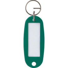 โหลดรูปภาพลงในโปรแกรมดูแกลเลอรี OP ป้ายชื่อคล้องกุญแจชนิดแข็ง 10 ชิ้น สีเขียว
