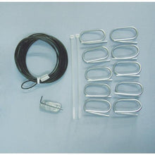 โหลดรูปภาพลงในโปรแกรมดูแกลเลอรี YUTAKAMAKE อุปกรณ์โลหะ แผ่นกั้นห้อง ชุดอุปกรณ์โลหะ 1.8mm ลวดสแตนเลส 6m
