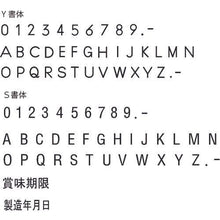 画像をギャラリービューアに読み込む, テクノマーク　活字ＳＣ－３（数字セット）
