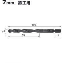 画像をギャラリービューアに読み込む, ベッセル　ケッサクドリル鉄工用ＫＭＤ　７．０ｍｍ
