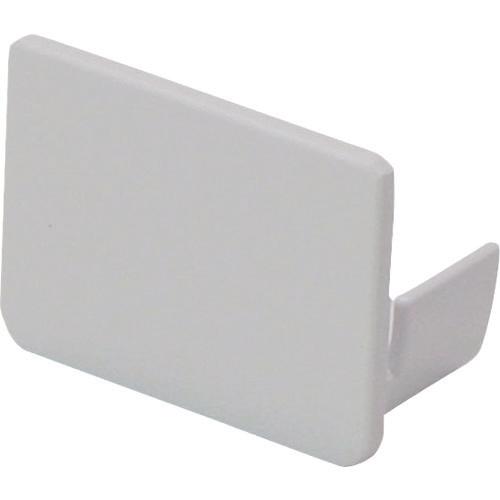 マサル　エムケーダクト付属品　エンド差込型　４号　ホワイト