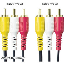 画像をギャラリービューアに読み込む, ＳＡＮＷＡ　オーディオ＆ビデオケーブル長さ５ｍ
