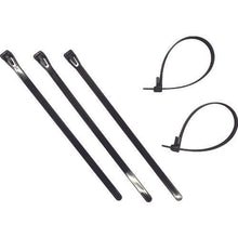 画像をギャラリービューアに読み込む, ユタカメイク　結束タイ　リピートタイ１５入　７．３ｍｍ×２００ｍｍ　ブラック
