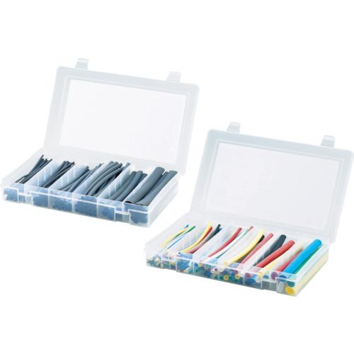 パンドウイット　熱収縮チューブ　キットボックス　サイズコンビネーション　黒