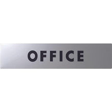 画像をギャラリービューアに読み込む, 光　ステンレスサインＯＦＦＩＣＥ３０×１３０×０．８ｍｍ
