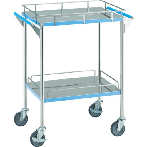 รถบรรทุก TRUSCO แอนตี้แบคทีเรีย SUS สีไม่มีลิ้นชัก 600x450 สีน้ำเงิน