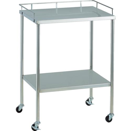 รถบรรทุก SUS ต้านแบคทีเรีย TRUSCO พร้อมราวจับ 3 ด้าน 600 x 450