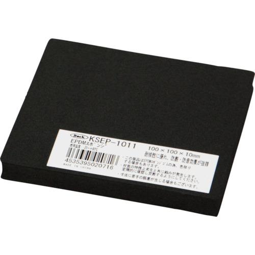 光　ＥＰＤＭスポンジ　１００Ｘ１００　１０ｔ　黒
