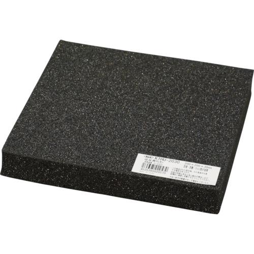 光　低反発ウレタンクッション　２００ｍｍＸ２００ｍｍ　３０ｔ　黒