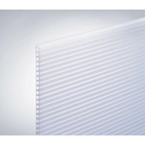 Light polycarbonate hollow board 900 x 1400 x 4mm Milky white translucent 2 pieces