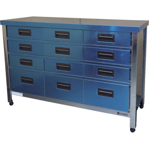 アズマ　縦型引出し付作業台　１２００×４５０×８００