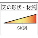 画像をギャラリービューアに読み込む, ＴＲＵＳＣＯ　片刃薄鎌　１９５ｍｍ
