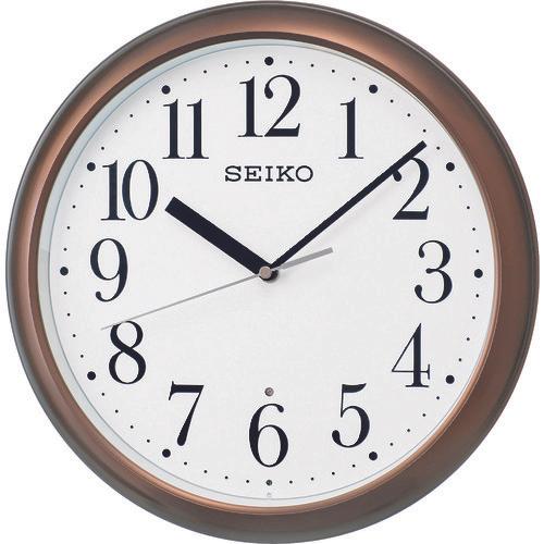 SEIKO STANDARD radio wave clock KX218B brown diameter 305mm