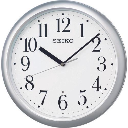 SEIKO STANDARD radio wall clock KX218S silver diameter 305mm