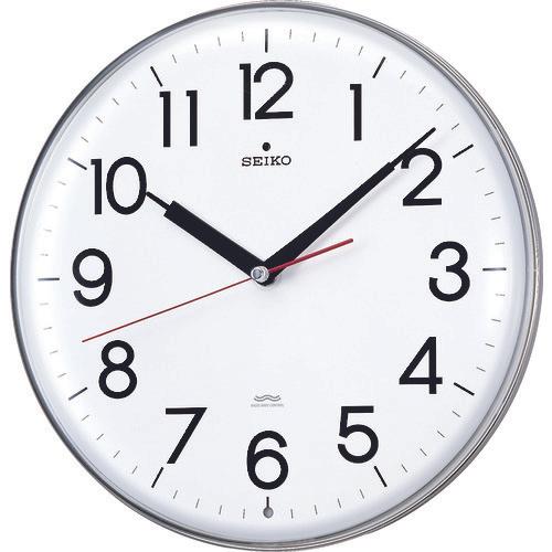 Đồng hồ sóng vô tuyến vỏ acrylic SEIKO đường kính 294 x 47 màu trắng