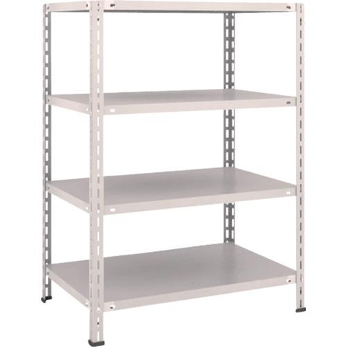 TRUSCO ชั้นวางของ ชั้นกลางน้ำหนักเบา ชนิดไร้กลอน 875 x 600 x 1200 4 ขั้น นีโอเกรย์