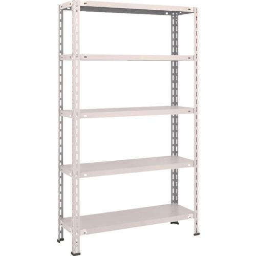 TRUSCO ชั้นวางของ ชั้นกลางน้ำหนักเบา 875 x 300 x 1500 5 ขั้น นีโอเกรย์