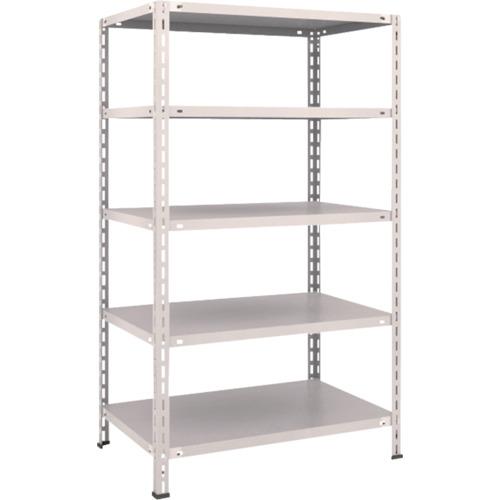 TRUSCO ชั้นวางของ ชั้นกลางน้ำหนักเบา ไร้กลอน 875x600x1500 5 ขั้น นีโอเกรย์