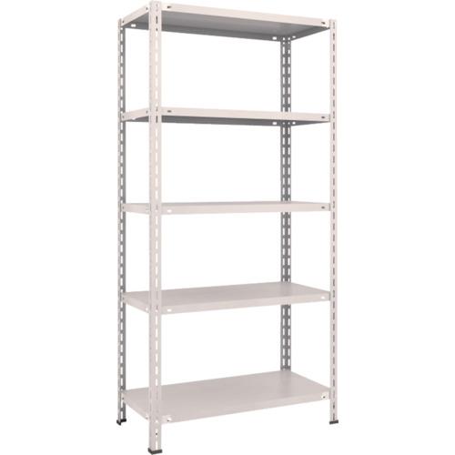 TRUSCO ชั้นวางของ ชั้นกลางน้ำหนักเบา ชนิดไร้กลอน 875X450X1800 5 ขั้น นีโอเกรย์