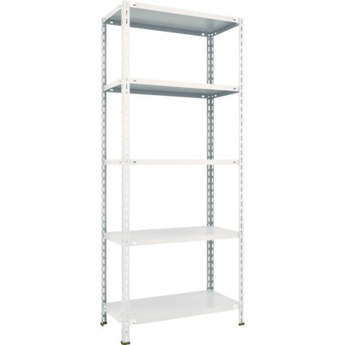 TRUSCO ชั้นวางของ ชั้นกลางน้ำหนักเบา ไร้กลอน 875x450x2100 5 ขั้น นีโอเกรย์