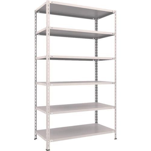 TRUSCO ชั้นวางของ ชั้นกลาง เบา ไร้กลอน 1200X600X2100 6 ขั้น นีโอเกรย์