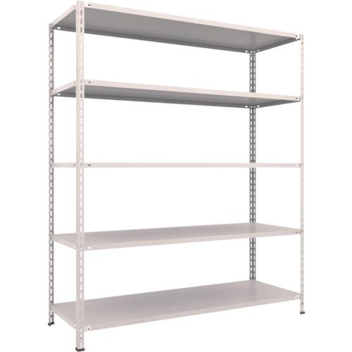 TRUSCO ชั้นกลางน้ำหนักเบา ไร้กลอน 1800x600x2100 5 ขั้น นีโอเกรย์