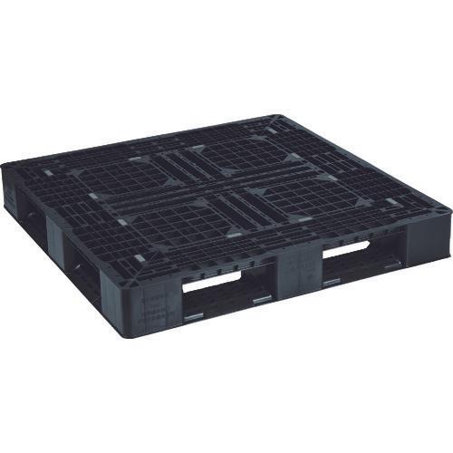 NPC plastic pallet LA-1111RR single-sided four-way insertion black