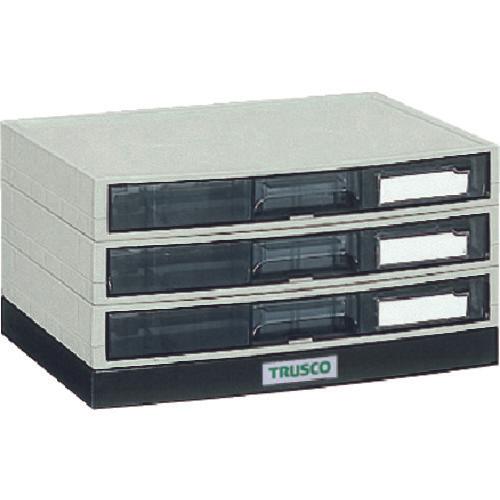 TRUSCO α letter case A4/เรียงซ้อน แนวนอน ชนิดตื้น 3 ขั้น