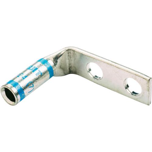 PANDUIT copper compression terminal, standard barrel, 2 holes, 90° angle (50 pieces)