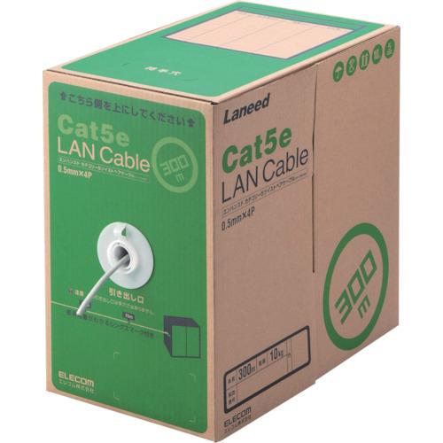 ELECOM EU RoHS compliant LAN cable CAT5E 300m light gray
