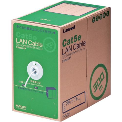 ELECOM EU RoHS Directive สาย LAN CAT5E 300 ม. สีขาว