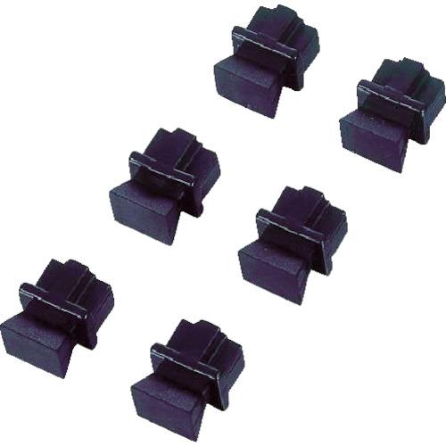 6 Nắp che bụi Jack kết nối ELECOM RJ45 (Đen)