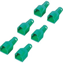 Tải hình ảnh vào trình xem thư viện, Vỏ bảo vệ đầu nối ELECOM loại gắn sẵn/6 miếng (xanh lá cây)
