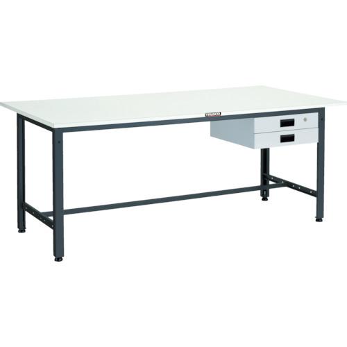 Bàn làm việc kiểu TRUSCO LEWS mỏng 1500 x 750 x H740 có 2 ngăn kéo