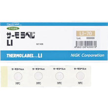 Tải hình ảnh vào trình xem thư viện, Nhãn nhiệt NiGK Corporation hiển thị 1 điểm loại tương thích ngoài trời không thể đảo ngược 70 độ
