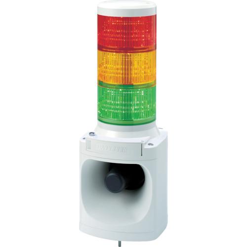 パトライト　ＬＥＤ積層信号灯付き電子音報知器　色：赤・黄・緑