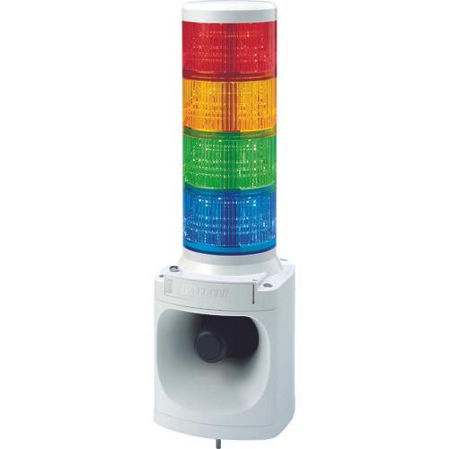 สัญญาณเตือนด้วยเสียงอิเล็กทรอนิกส์พร้อม PATLITE ไฟสัญญาณ LED เคลือบสี: แดง เหลือง เขียว น้ำเงิน
