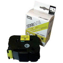 โหลดรูปภาพลงในโปรแกรมดูแกลเลอรี MAX เครื่องพิมพ์ฉลาก B-pop mini เทปกว้าง 36 มม. พื้นหลังสีเหลืองดำ
