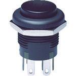 NKK SWITCHES công tắc nút ấn cấu hình thấp Nút LP màu đen BẬT-(ON) 2 cực