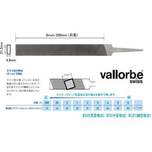 โหลดรูปภาพลงในโปรแกรมดูแกลเลอรี vallorbe LP1163 แบน 200 มม. #1

