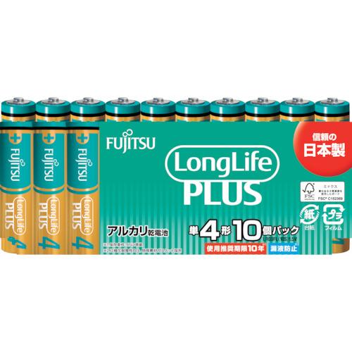 富士通　アルカリ乾電池単４　Ｌｏｎｇ　Ｌｉｆｅ　Ｐｌｕｓ　１０個パック