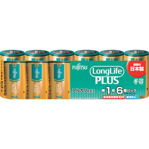 富士通　アルカリ乾電池単１　Ｌｏｎｇ　Ｌｉｆｅ　Ｐｌｕｓ　６個パック