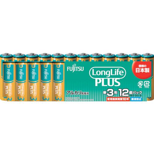 富士通　アルカリ乾電池単３　Ｌｏｎｇ　Ｌｉｆｅ　Ｐｌｕｓ　１２個パック