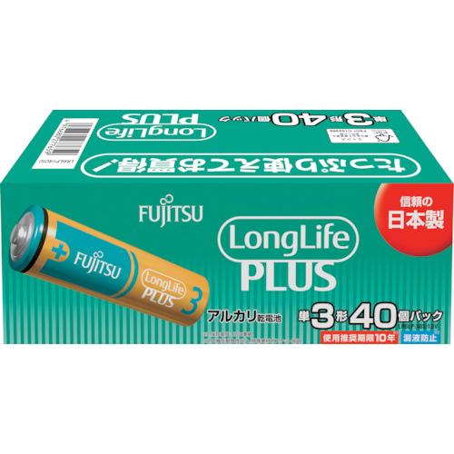 富士通　アルカリ乾電池単３　Ｌｏｎｇ　Ｌｉｆｅ　Ｐｌｕｓ　４０個パック