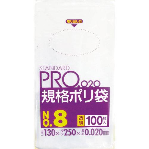 SANIPAK LT08 STANDARD plastic bag No. 8 (0.02) transparent 100 sheets