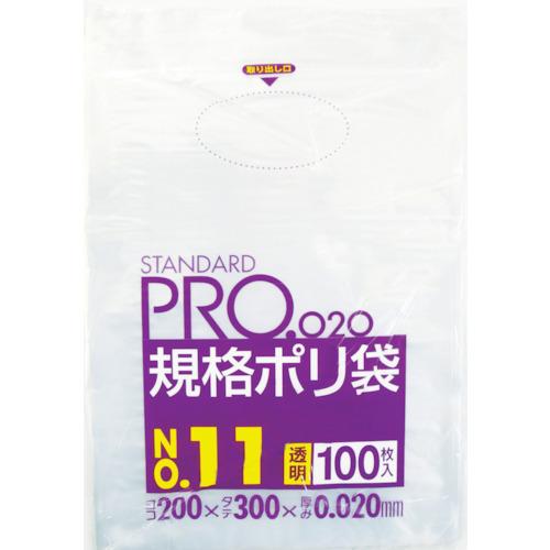 SANIPAK LT11 STANDARD plastic bag No. 11 (0.02) transparent 100 sheets
